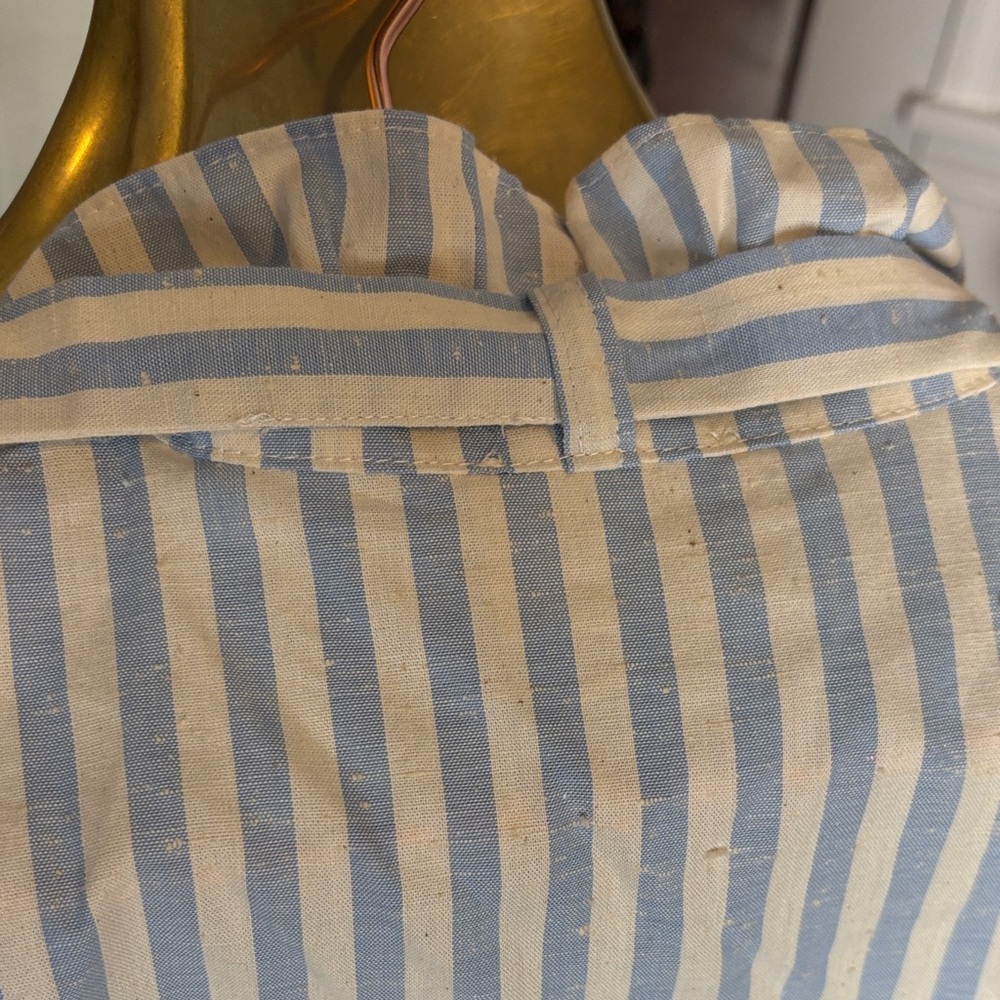 Sezane Blue and White Striped Caroline Rayures blouse NWT XS - Picture 8 of 11